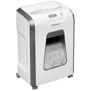 Image Fellowes Powershred 15C Aktenvernichter mit Partikelschnitt P-4, 4 x 40 mm, bis 15 Blatt, weiß