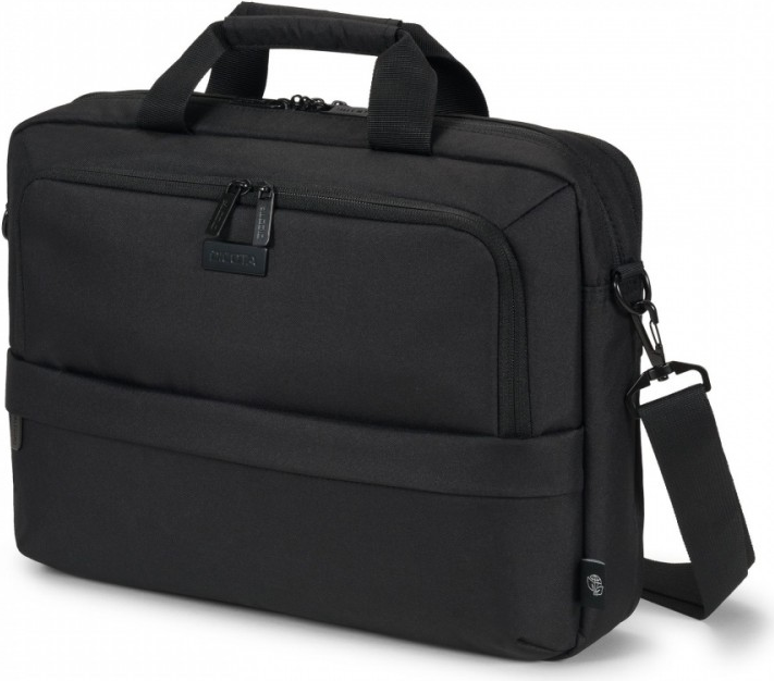 Image DICOTA Laptoptasche Eco Top Traveller Core Kunstfaser schwarz D32033-RPET bis 35,8 cm (14,1 Zoll)