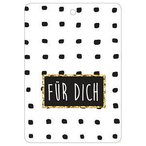 Image LUMA Geschenkanhänger mehrfarbig für Dich 10 St.