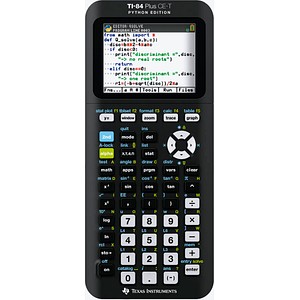 Image TEXAS INSTRUMENTS TI-84 Plus CE-T Python Edition Grafikrechner schwarz