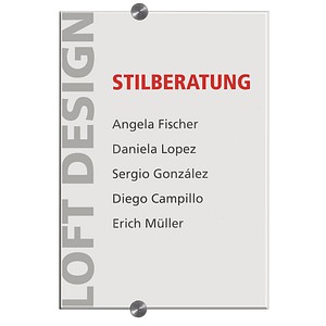 Image DURABLE Türschild CRYSTAL SIGN, (B)210 x (H)297 mm