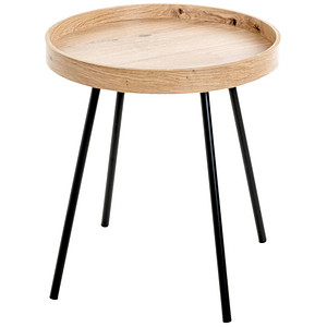 Image HAKU Möbel Beistelltisch Holz eiche 40,0 x 40,0 x 45,0 cm