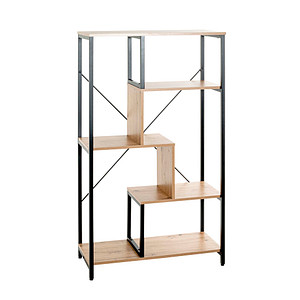 Image HAKU Möbel Bücherregal bergen-eiche 74,0 x 35,0 x 132,0 cm