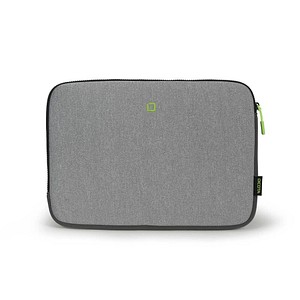 Image DICOTA Laptophülle Skin FLOW Kunstfaser grau/grün bis 35,8 cm (14,1 Zoll)