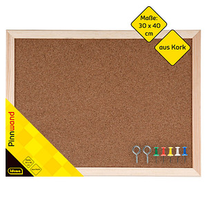 Image Idena Pinnwand 40,0 x 30,0 cm Kork braun