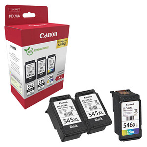Image Canon PG-545XLx2/CL-546XL  schwarz, color Druckköpfe, 3er-Set