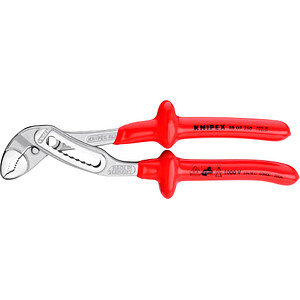 Image KNIPEX Wasserpumpenzange VDE 88 07 250 verchromt 25,0 cm