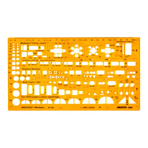 Image ARISTO Zeichenschablone gelb