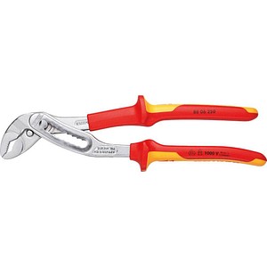 Image KNIPEX Wasserpumpenzange VDE 88 06 250 verchromt 25,0 cm