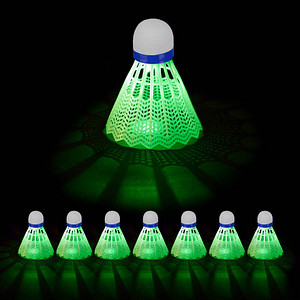 Image relaxdays Handfederball weiß, grün , 8 St.