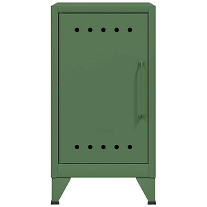 Image BISLEY Stahlschrank Fern Mini FERMINLH623 olivgrün 38,0 x 40,0 x 72,5 cm, aufgebaut