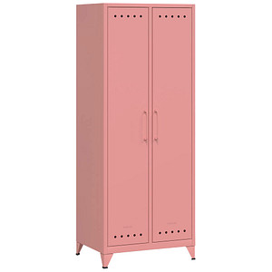 Image BISLEY Stahlschrank Fern Maxi FERMAX620 pastelpink 70,0 x 51,0 x 180,0 cm, aufgebaut