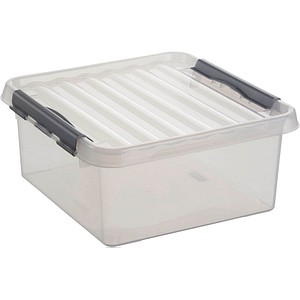Image sunware Q-line Aufbewahrungsbox 18,0 l transparent 40,0 x 40,0 x 18,0 cm