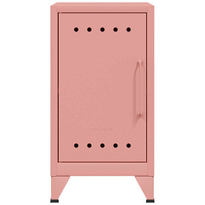 Image BISLEY Stahlschrank Fern Mini FERMINLH620 pastelpink 38,0 x 40,0 x 72,5 cm, aufgebaut