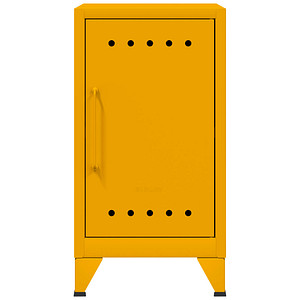 Image BISLEY Stahlschrank Fern Mini FERMINLH642 gelb 38,0 x 40,0 x 72,5 cm, aufgebaut