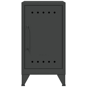 Image BISLEY Stahlschrank Fern Mini FERMINRH634 anthrazitgrau 38,0 x 40,0 x 72,5 cm, aufgebaut
