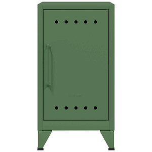 Image BISLEY Stahlschrank Fern Mini FERMINRH623 olivgrün 38,0 x 40,0 x 72,5 cm, aufgebaut