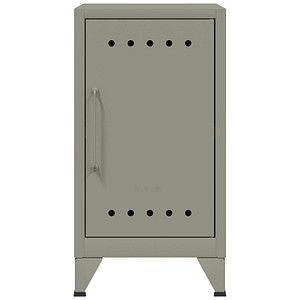 Image BISLEY Stahlschrank Fern Mini FERMINRH645 lichtgrau 38,0 x 40,0 x 72,5 cm, aufgebaut