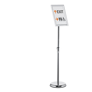 Image DURABLE Info-Bodenständer, Aluminium-Klapprahmen, DIN A4