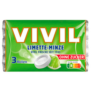 Image VIVIL® Limette-Minze ohne Zucker Bonbons 84,0 g