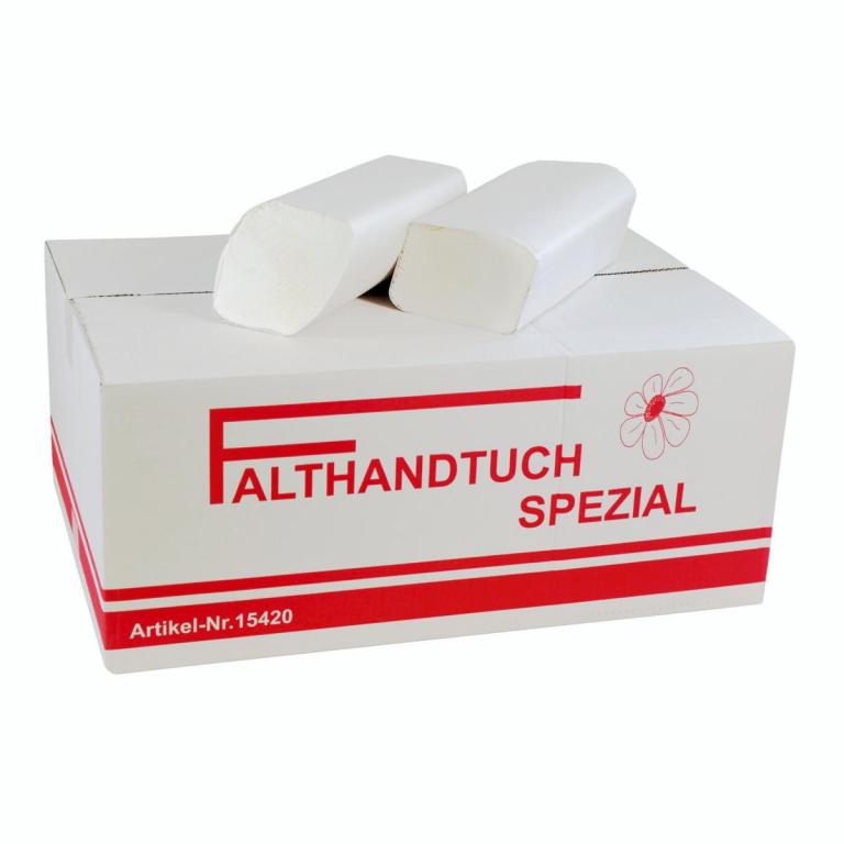 Image Papierhandtücher 2-lagig, 24,5 x 23 cm, Spezialpapier, Zick-Zack-Falz, hochweiß | 3.200 Blatt/Karton