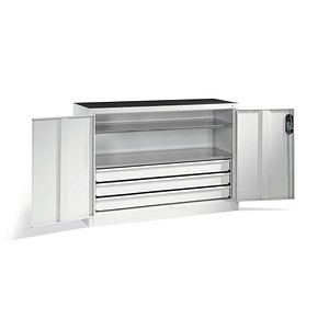 Image CP Stahlschrank 8831-5035 lichtgrau 120,0 x 50,0 x 100,0 cm, aufgebaut
