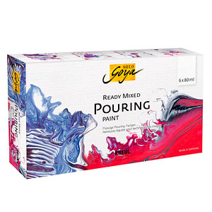 Image KREUL SOLO GOYA Pouring-Set "Ready Mixed", 6 x 80 ml