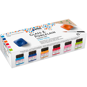 Image KREUL Porzellanfarbe "Glass & Porcelain" Color Living-Set