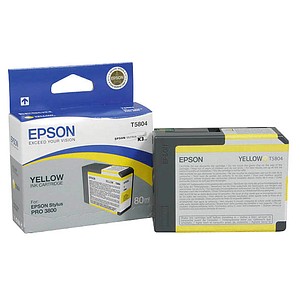 Image EPSON T5804 gelb Tintenpatrone