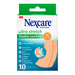 Image Nexcare™ Pflaster Ultra Stretch Flexible Comfort N1170BNEW beige 6,0 x 10,0 cm, 10 St.