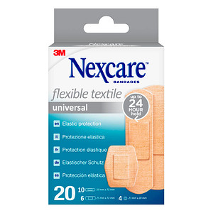 Image Nexcare™ Pflaster Flexible Textile Universal N0420ASNEW beige, 20 St.