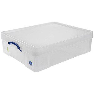 Image Really Useful Box Aufbewahrungsbox 70,0 l transparent 81,0 x 62,0 x 22,5 cm