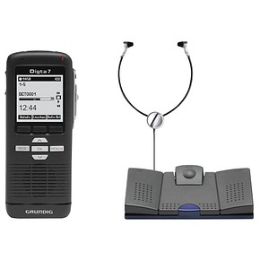 Image GRUNDIG Digta 7 Starter Kit - QP - SP - 200 - 20000 Hz - LCD - 160 x 160 Pixel 