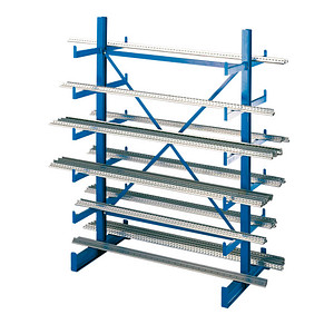 Image SCHULTE Schwerlastregal K1000 14490 enzianblau 125,0 x 100,0 x 200,0 cm