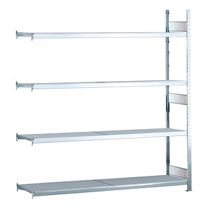 Image SCHULTE Anbau-Weitspannregal WS 2000 15595 silber 200,0 x 60,0 x 250,0 cm