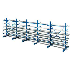 Image SCHULTE Schwerlastregal K1000 14498 enzianblau 625,0 x 100,0 x 200,0 cm