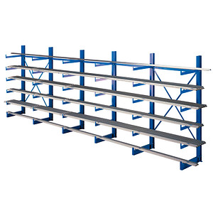 Image SCHULTE Schwerlastregal K1000 14488 enzianblau 625,0 x 50,0 x 200,0 cm