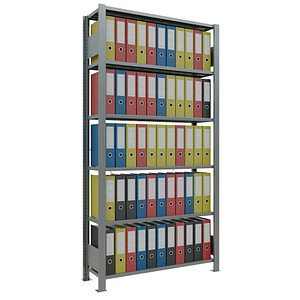 Image SCHULTE Schwerlastregal MULTIplus 150 17725 silber 100,0 x 30,0 x 200,0 cm