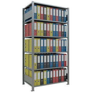 Image SCHULTE Schwerlastregal MULTIplus 150 17761 silber 100,0 x 60,0 x 200,0 cm