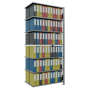 Image SCHULTE Anbau-Schwerlastregal MULTIplus 150 17770 silber 100,0 x 60,0 x 230,0 cm