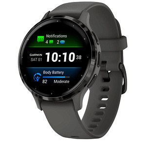 Image GARMIN Venu 3S Smartwatch kieselgrau, schiefergrau