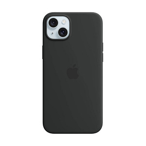 Image Apple Silikon Case mit MagSafe Handy-Cover für Apple iPhone 15 Plus schwarz