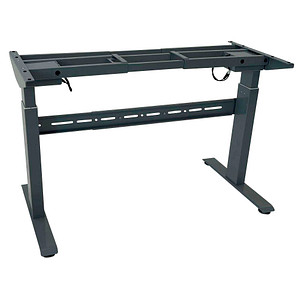Image LMG elektrisch höhenverstellbares Schreibtischgestell schwarz ohne Tischplatte, T-Fuß-Gestell schwarz 130,0 - 160,0 x 57,0 cm