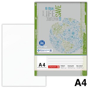 Image BRUNNEN Malblock Recycling DIN A4