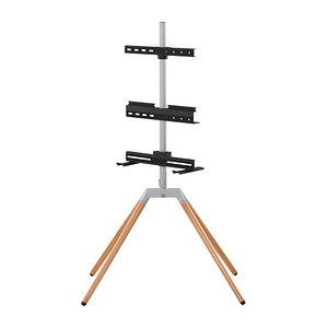 Image ONE FOR ALL TV-Ständer Quadpod silber