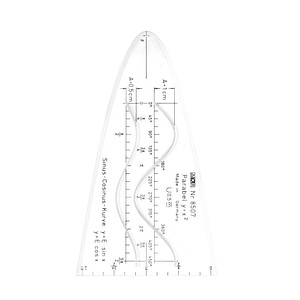 Image M + R Parabelschablone transparent