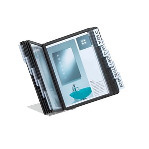Image DURABLE Display-System VARIO A5 table 10, Komplett-Set Sichtwender aus PP, Tisc