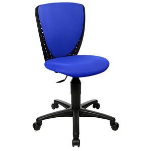 Image Topstar Kinderdrehstuhl High S'cool®, 70570BB60 blau, schwarz Stoff