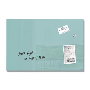 Image sigel Glas-Magnettafel Artverum, aquamarin, (B)600 mm