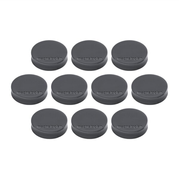 Image Ergo medium Magnete grau 10 Stück